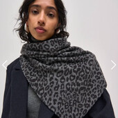Жіночий шарф-палантин ladies scarf з леопардовим принтом