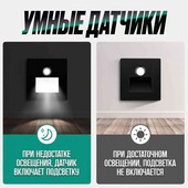 Вбудований світлодіодний світильник із датчиком руху