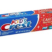 Дитяча зубна паста Crest Kid's cavity protection sparkle fun 130г. Детская зубная паста Крест