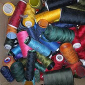 Продам нитки 40 ка начатые разные цвета