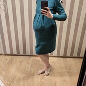 Смарагдова тепленька сукня Mommy для вагітної в відмінному стані. Розмір S-М, наш 44-46