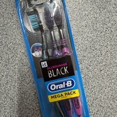 500. набір зубних щіток Oral-B Allrounder Black (Всебічне чищення) 3 шт