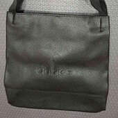 Небольшая сумка шоппер, чёрная, Adidas 23*22*10