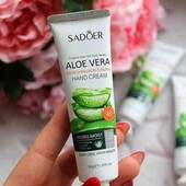 Зволожувальний крем для рук з екстрактом алое Sadoer Hand Cream Aloe Vera
