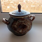 Новий! Горщик з кришкою!