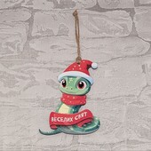 Підвіска Веселих свят 12*7см Decorize
