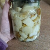 Білі мариновані грибочки — смак осені в баночці!