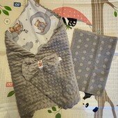Плед у пологовий, конверт на виписку