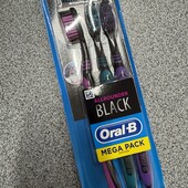 754. набір зубних щіток Oral-B Allrounder Black (Всебічне чищення) 3 шт