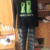 Пижама, комплект, костюм, 13-14 р 164 см, minecraft, в ідеалі