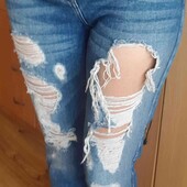 оригинал, джинсы мом Zara trafaluc , почти новые