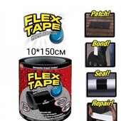Водонепроникна ізоляційна надміцна клейка скотч-стрічка Flex Tape 10х150 см для негайного ремонту