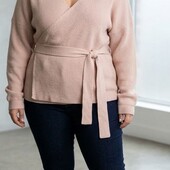 In the style Кофта на зАпах , из акрила