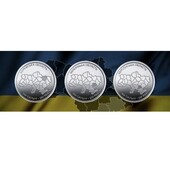 Монети 2026 - Ми сильні. Ми разом. Херсонська, Запорізька, Харківська обл 1 шт на вибір