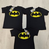 Лот (три нові футболки) Batman для хлопчика на р.110-116 див. заміри