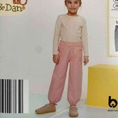 Катонові штани - джогери на дівчинку Lily and Dan, р. 92