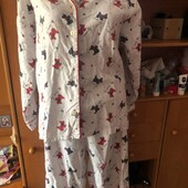 Пижама, комплект, байка, 100% коттон, L. Matalan, в ідеалі