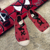 Детские слипоны кеды с героями Disney Marvel Spider-Man для мальчика Cerdá размер 25 стелька 16,5 см