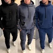 Теплый мужской спортивный костюм королевский флис полар совершенно не кашлатится