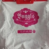 Вінтажна еко-сумка spar (buggl's spezialitäten) з пластиковою ручкою-затискачем