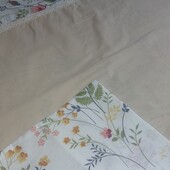 Комбінована наволочка з мереживом 70*70
